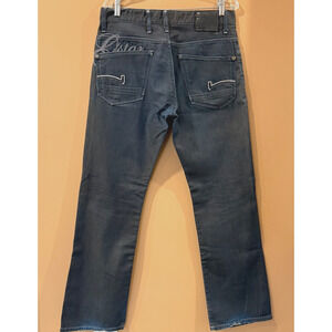 G-STAR RAW Jeans Coder Pant Dual Embro Black Straight Jeans Men Size 32x32